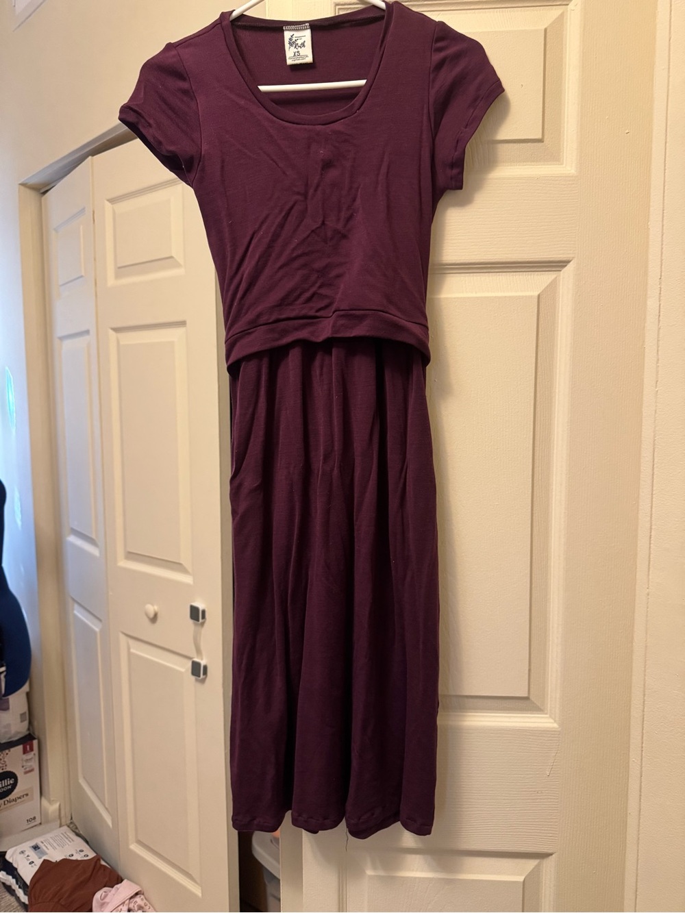Homespun by Ruth 100% Wool Nursing Dress